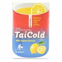 10-sonli og'iz eritmasi uchun limonli ta'mli kukunli Tai kold (Tai Cold) (paketlar)