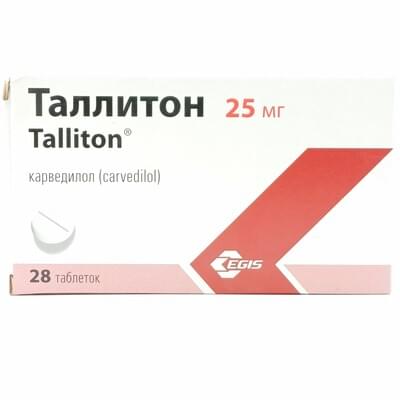 Talliton  tabletkalari 25 mg №28 (4 blister x 7 tabletka)