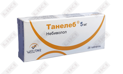 Танелеб таблетки по 5 мг №28 (2 блистера х 14 таблеток)