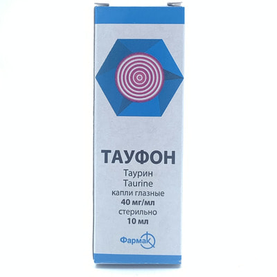 Taufon  Farmak ko'z tomchilari 40 mg/ml, 10 ml (shisha)