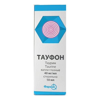 Taufon  Farmeks Group ko'z tomchilari 40 mg/ml, 10 ml (shisha)