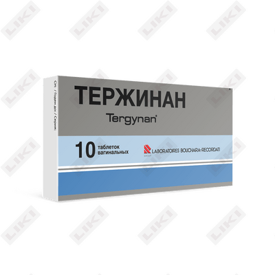 Тержинан таблетки вагинал. №10 (1 блистер)
