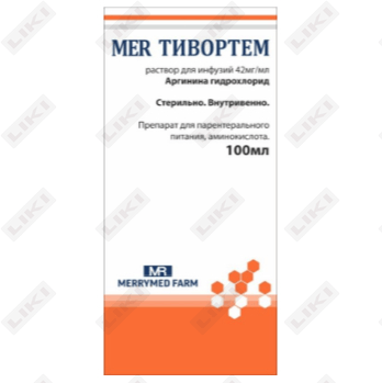 Mer Tivortem  infuzion eritmasi 42 mg/ml 100 ml (flakon)