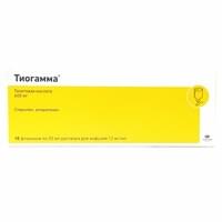 Тиогамма раствор д/инф. 12 мг/мл по 50 мл №10 (флаконы)