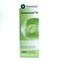 Tonzilgon N og'iz tomchilari 100 ml (shisha)