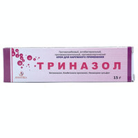 Trinazol tashqi foydalanish uchun krem ​​har biri 15 g (naycha)