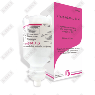 Ultrafloks V.I.  infuzion eritmasi 200 mg / 100 ml, 100 ml (flakon)