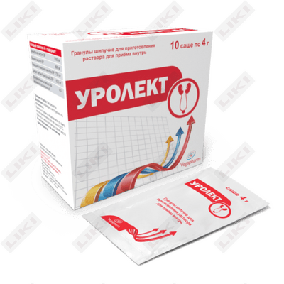 Уролект гранулы д/внут. прим. по 4 г №10 (саше)
