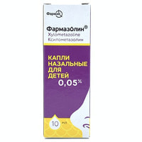 Farmazolin (Farmazolinum) burun tomchilari 0,05%, 10 ml (shisha)