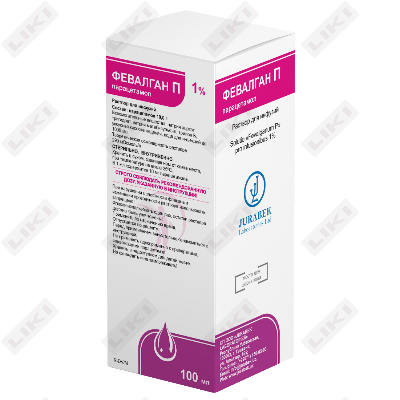 Fevalgan P infuzion eritmasi 1%, 100 ml (flakon)