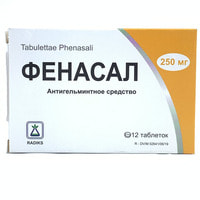 Fenasal  Radiks tabletkalari 250 mg №12 (2 blister x 6 tabletka)