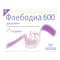 Flebodia  plyonka bilan qoplangan planshetlar 600 mg №15 (1 blister) - fotosurat 1