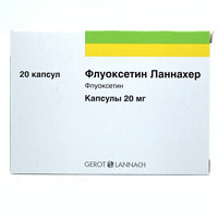 Fluoksetin Lannaxer  kapsulalari 20 mg №20 (2 blister x 10 kapsula)