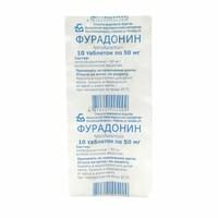 Furadonin  Borisovskiy ZTP tabletkalari 50 mg №10 (1 blister)