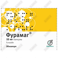 Furamag kapsulalari 25 mg №30 (3 blister х 10 kapsula)
