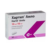 Xartil Amlo kapsulalari 10 mg / 10 mg №30 (3 blister x 10 kapsula)