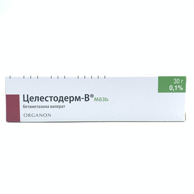 Selestoderm-V malhami 0,1%, har biri 30 g (naycha)