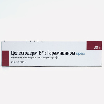 Целестодерм-В с гарамицином крем по 30 г (туба)