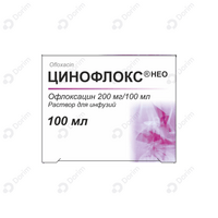 Купить Цинофлокс Нео раствор д/инф. 200 мг / 100 мл по 100 мл (флакон) Цинофлокс Нео раствор д/инф. 200 мг / 100 мл по 100 мл (флакон)