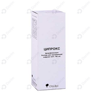 Sotib olish Siproks tomir ichiga yuborish uchun eritma 200 mg / 100 ml, 100 ml (flakon) Siproks tomir ichiga yuborish uchun eritma 200 mg / 100 ml, 100 ml (flakon)