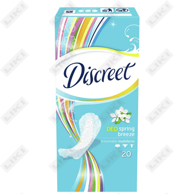 Прокладки ежедневные Discreet Deo Spring Breeze 20 шт.