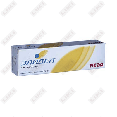Elidel  tashqi foydalanish uchun krem ​​1% 15 g (naycha)
