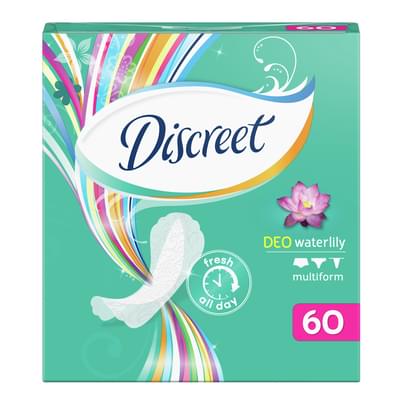 Прокладки ежедневные Discreet Deo Waterlily 60 шт.