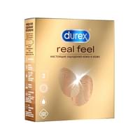 Prezervativlar Durex Real Feel (Dureks Real Phil) 3 dona.