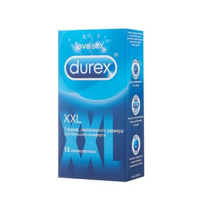 Prezervativlar Durex (Dureks) XXL 12 dona.