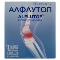 Alflutop   inyeksiya uchun eritma 0,1 ml/ml, 1 ml №10 (ampulalar)