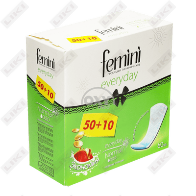 Прокладки ежедневные Femini Everyday Normal 60 шт.