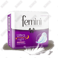 Gigiyenik prokladkalar Femini Ultra  Night 10 dona.