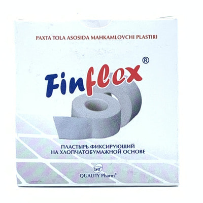 Пластырь медицинский Finflex фиксирующий 4 х 300 см