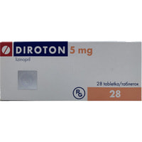Diroton tabletkalari 5 mg №28 (2 blister x 14 tabletka)