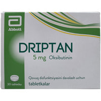 Driptan  tabletkalari 5 mg №30 (1 blister)