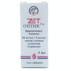 Zet optik ko'z tomchilari. 10 mg/ml + 5 mg/ml 5 ml (shisha)