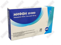 Sotib olish Mifon 10000 150 mg kapsulalar №20 (2 blister х 10 kapsula) Mifon 10000 150 mg kapsulalar №20 (2 blister х 10 kapsula)