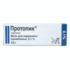 Протопик мазь д/наруж. прим. 0,1% по 10 г (туба)