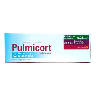 Пульмикорт суспензия д/инг. 0,25 мг/мл по 2 мл №20 (4 блистера х 5 ампул)
