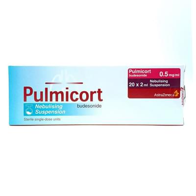 Пульмикорт суспензия д/инг. 0,5 мг/мл по 2 мл №20 (4 блистера х 5 ампул)