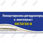 Хистагин-М таблетки 10 мг + 5 мг №10 (блистер)
