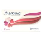 Eljina vaginal planshetlar. 65000 IU + 500 mg + 3 mg + 100 mg №9 (3 blister х 3 tabletka)