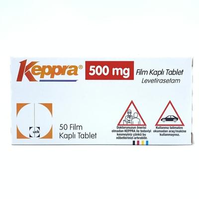 Keppra tabletkalari 500 mg №50 (5 blister x 10 tabletka)