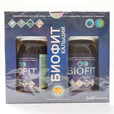 Биофит Кальций таблетки №120 (2 фракона х 60 таблеток)