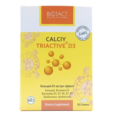 Kaltsiy D3 Triaktiv kukuni D / vnut. taxminan 1500 mg № 30 (paket)