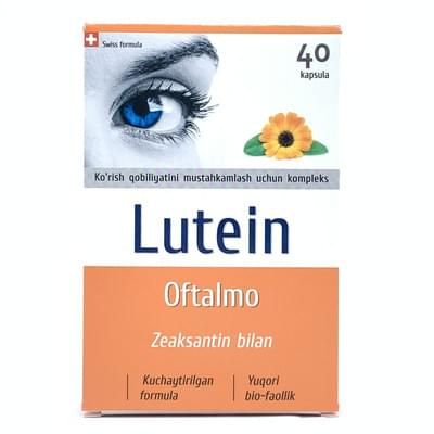 Lutein Oftalmo kapsulasi № 40 (2 blister x 20 kapsula)