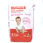Подгузники Huggies Ultra Comfort для девочек размер 4, 8-14 кг, 19 шт.