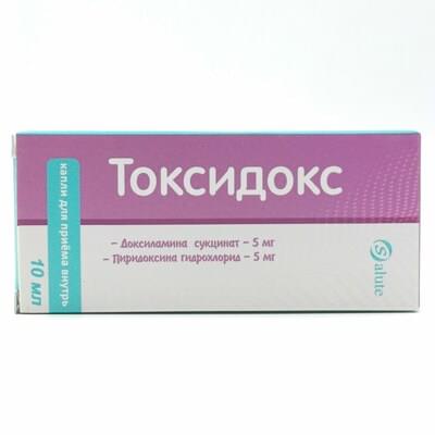 Toksidoks tomchilari baqirdi. 10 ml (shisha)