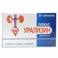 Uralizin plyus 500 mg № 30 tabletkalar (3 blister x 10 tabletka)