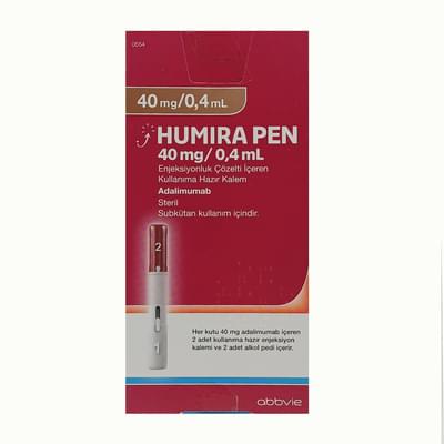 Humira eritmasi D / in. 40 mg / 0,4 ml №2 (shpritslar)